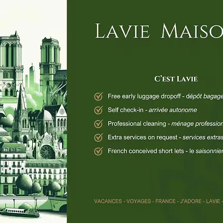 Apartment Lavie Maison Marais Sauna Hot Tub *